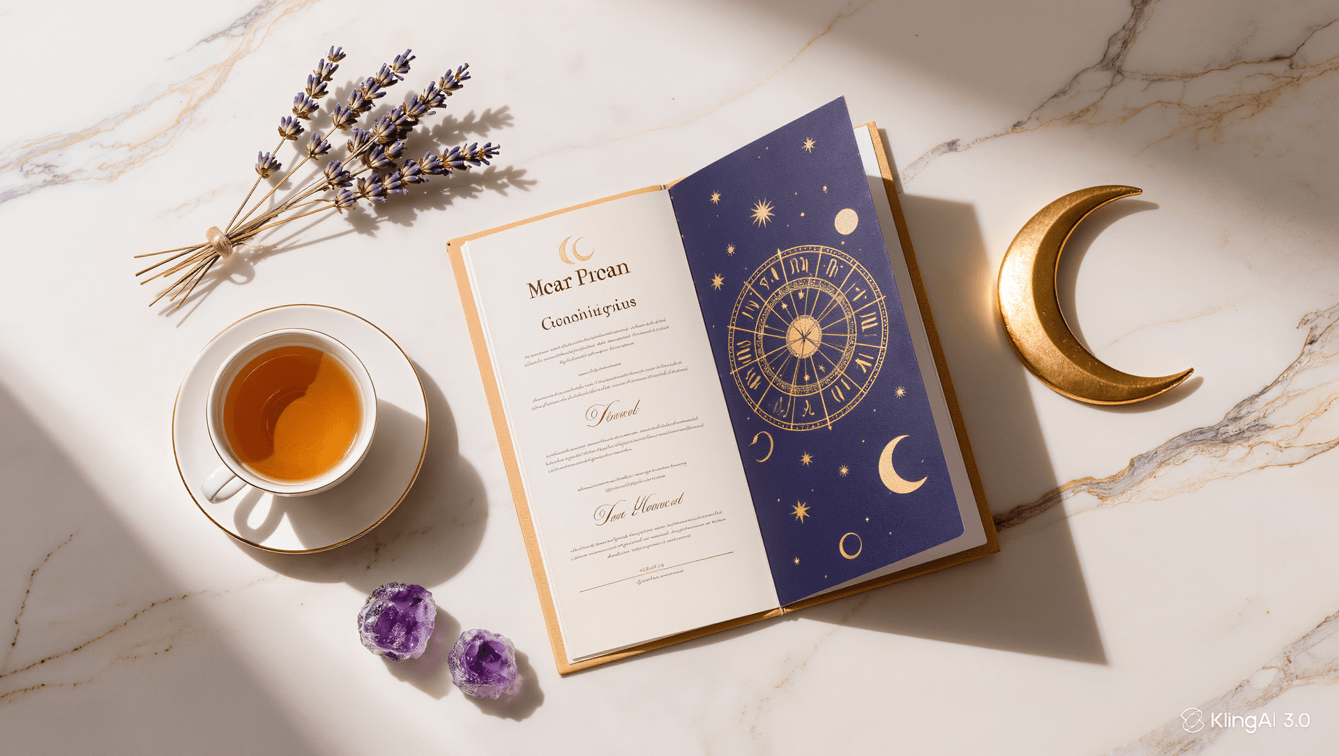Astrology report book mockup